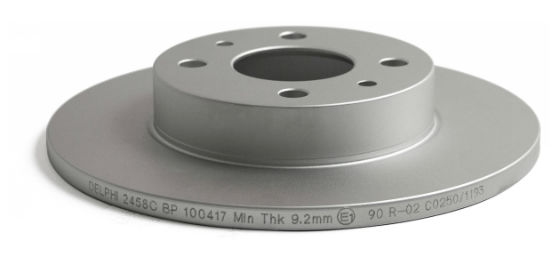 Тормозные диски Delphi стандарта ECE R90 поступили в производство